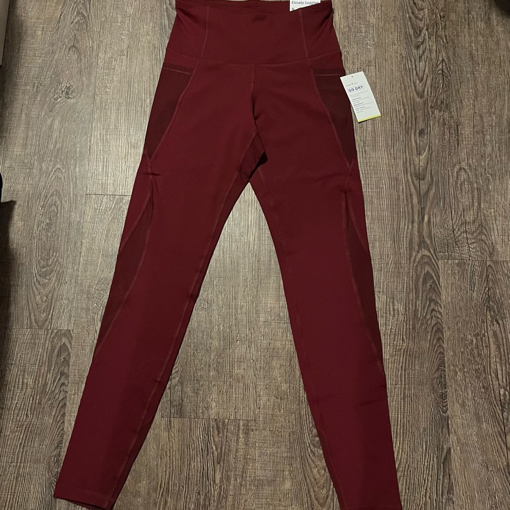 Old Navy Burgundy Leggings